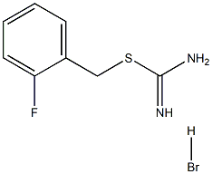 {[(2-fluorophenyl)methyl]sulfanyl}methanimidamide hydrobromide Struktur