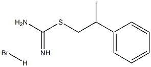 [(2-phenylpropyl)sulfanyl]methanimidamide hydrobromide Struktur