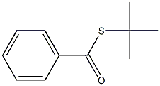 Benzenecarbothioic acid, S-(1,1-dimethylethyl) ester Struktur