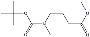 TERT-BUTYL 3-(METHOXYCARBONYL) PROPYLMETHYLCARBAMATE Struktur