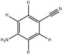 4-aminobenzonitrile-2,3,5,6-d4 Struktur