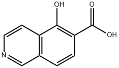 5-hydroxy-6-isoquinolinecarboxylic acid Struktur