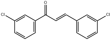 (2E)-1,3-bis(3-chlorophenyl)prop-2-en-1-one Struktur