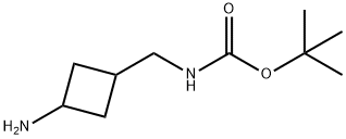 TERT-BUTYL ((3-AMINOCYCLOBUTYL)METHYL)CARBAMATE Structure