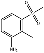 3-methanesulfonyl-2-methylaniline Struktur