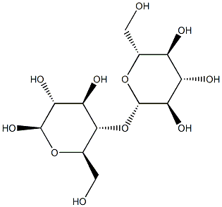 .beta.-Cellobiose Struktur