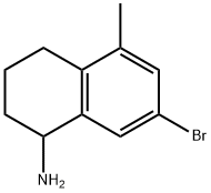 7-BROMO-5-METHYL-1,2,3,4-TETRAHYDRONAPHTHYLAMINE Struktur