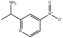 1-(4-nitropyridin-2-yl)ethan-1-amine Struktur