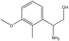 2-AMINO-2-(3-METHOXY-2-METHYLPHENYL)ETHAN-1-OL Struktur