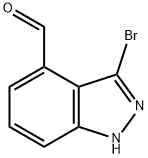 3-Bromo-1H-indazole-4-carbaldehyde Struktur