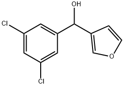 (3,5-DICHLOROPHENYL)(FURAN-3-YL)METHANOL Struktur