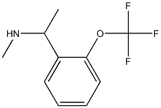 METHYL((1-[2-(TRIFLUOROMETHOXY)PHENYL]ETHYL))AMINE Struktur