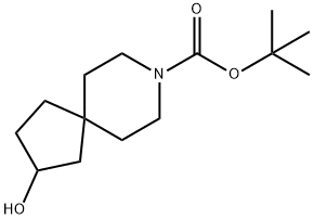 Tert-Butyl 2-Hydroxy-8-Azaspiro[4.5]Decane-8-Carboxylate Struktur