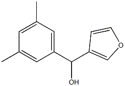 (3,5-DIMETHYLPHENYL)(FURAN-3-YL)METHANOL Struktur