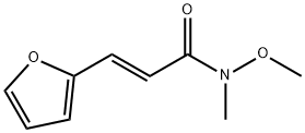 (2E)-3-(furan-2-yl)-N-methoxy-N-methylprop-2-enamide Struktur