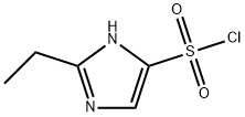 2-ethyl-1H-imidazole-4-sulfonyl chloride Struktur