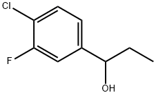 1-(4-Chloro-3-fluorophenyl)-1-propanol Struktur