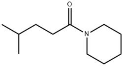 4-methyl-1-(piperidin-1-yl)pentan-1-one Struktur