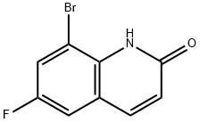 8-bromo-6-fluoro-1,2-dihydroquinolin-2-one Struktur