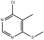 4-Chloro-5-methyl-6-(methylsulfanyl)pyrimidine Struktur