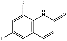 8-chloro-6-fluoroquinolin-2-ol Struktur