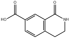 7-Isoquinolinecarboxylic acid, 1,2,3,4-tetrahydro-1-oxo- Struktur