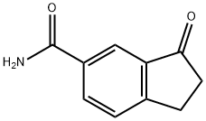 3-OXO-2,3-DIHYDRO-1H-INDENE-5-CARBOXAMIDE Struktur