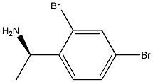 (1R)-1-(2,4-DIBROMOPHENYL)ETHAN-1-AMINE Struktur