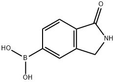 (1-Oxo-2,3-dihydro-1H-isoindol-5-yl)boronic acid Struktur