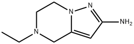 5-ETHYL-4,5,6,7-TETRAHYDROPYRAZOLO[1,5-A]PYRAZIN-2-AMINE Struktur