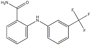 Benzamide, 2-[[3-(trifluoromethyl)phenyl]amino]- Struktur