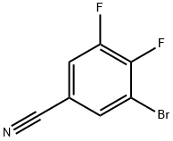 3-BROMO-4,5-DIFLUOROBENZONITRILE Struktur