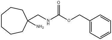 benzyl N-[(1-aminocycloheptyl)methyl]carbamate Struktur