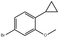 3-METHOXY-4-CYCLOPROPYLBROMOBENZENE Struktur