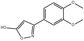 3-(3,4-dimethoxyphenyl)-1,2-oxazol-5-ol Struktur