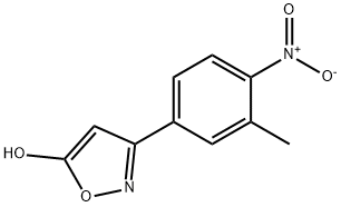 3-(3-methyl-4-nitrophenyl)-1,2-oxazol-5-ol Struktur