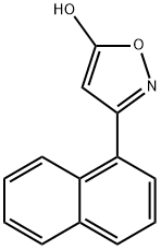 3-(naphthalen-1-yl)-1,2-oxazol-5-ol Struktur