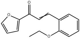 (2E)-3-(2-ethoxyphenyl)-1-(furan-2-yl)prop-2-en-1-one Struktur