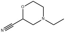 4-ethylmorpholine-2-carbonitrile Struktur