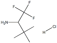 1,1,1-trifluoro-3,3-dimethylbutan-2-amine:hydrochloride Struktur