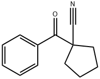 1-BENZOYLCYCLOPENTANECARBONITRILE Struktur