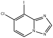 7-chloro-8-iodo-[1,2,4]triazolo[1,5-a]pyridine Struktur