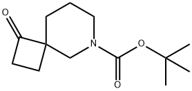 tert-butyl 1-oxo-6-azaspiro[3.5]nonane-6-carboxylate Struktur