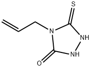 4-(prop-2-en-1-yl)-5-sulfanyl-2,4-dihydro-3H-1,2,4-triazol-3-one Struktur