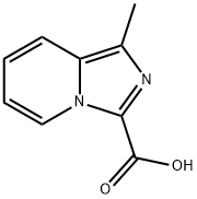 1-Methyl-imidazo[1,5-a]pyridine-3-carboxylic acid Struktur