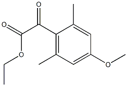 (4-Methoxy-2,6-dimethylphenyl)oxo-acetic acid ethyl ester Struktur