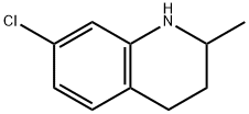 7-Chloro-2-methyl-1,2,3,4-tetrahydro-quinoline Struktur