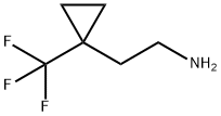 2-[1-(TRIFLUOROMETHYL)CYCLOPROPYL]ETHAN-1-AMINE Struktur