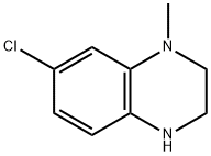 7-Chloro-1-methyl-1,2,3,4-tetrahydroquinoxaline Struktur