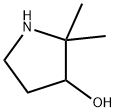 2,2-dimethylpyrrolidin-3-ol Struktur